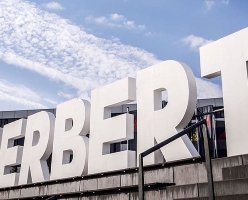 3D-Buchstaben aus Styropor für Adidas-Veranstaltung